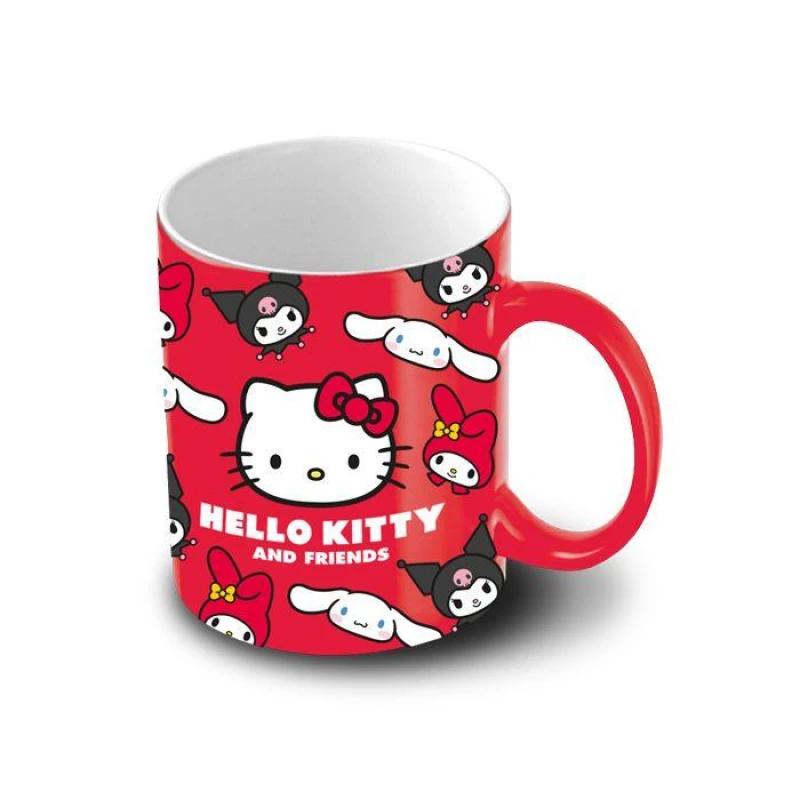 Image of Sublime Market Connect Mug - KARACTERMANIA - Hello Kitty Faces - Red - Ceramic - One Size red red