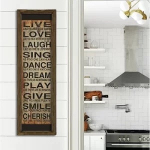 Image of MZM416 Multicolor Decorative Framed MDF Painting