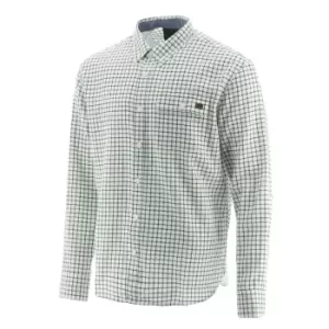 Image of Tattersall Button Down Shirts Chive Medium