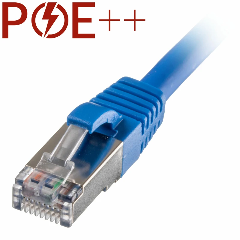 Image of Cablenet 2m Cat6a RJ45 Blue S/FTP LSOH 26AWG Snagless Booted Patch Lea