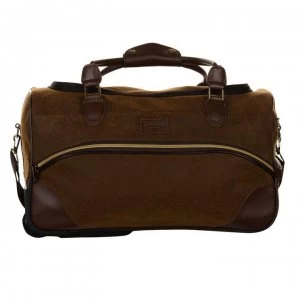 Image of Kangol Chocolate Wheelie Holdall - 21in/54cm