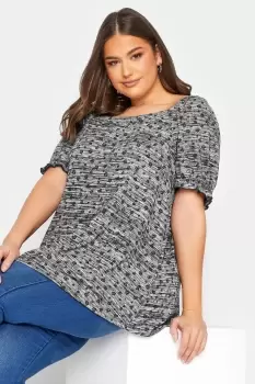 Image of Ditsy Floral Square Neck Top