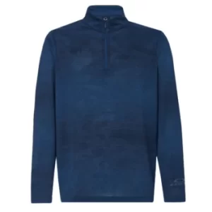 Image of Oakley Contender Half Zip SWEATSHIRT POSEIDON DK HTHR L