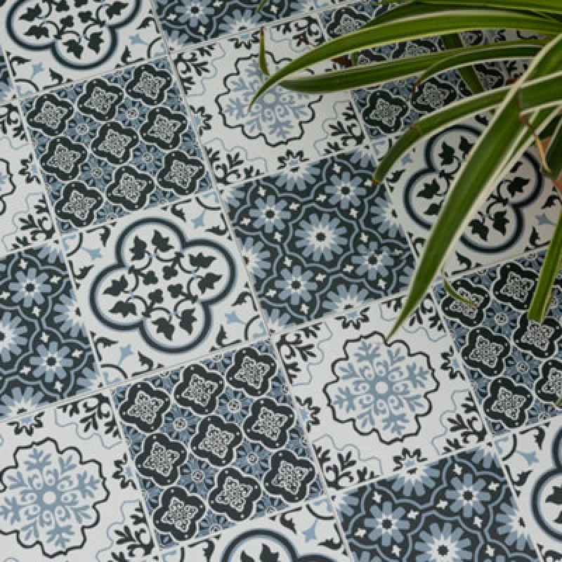 Image of Fine Decor Floor Pops Myriad Self Adhesive Vinyl Floor Tiles Pack Of 20 (1.86Sqm)