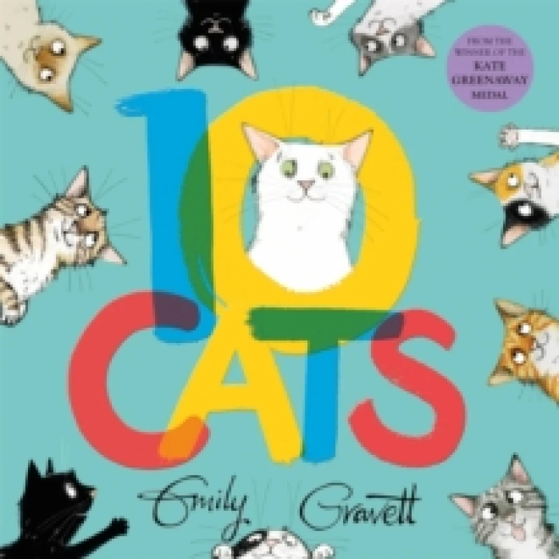 Image of Emily Gravett 10 Cats Book Multi unisex