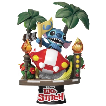 Image of Beast Kingdom Lilo & Stitch D-Stage Diorama - Stitch Racing Car