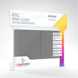 Image of Gamegenic Prime Sleeves Gray (100 Sleeves)