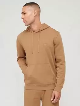 Image of BOSS Wetalk Overhead Hoodie - Beige , Beige, Size 2XL, Men