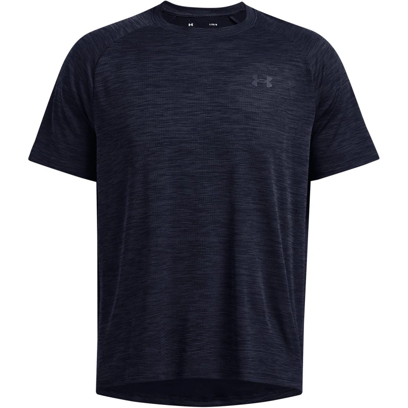 Image of Under Armour tech textured t-shirt in navy Navy XL