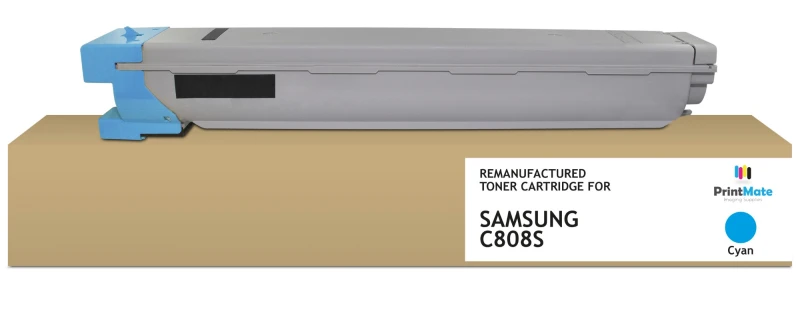 Image of PrintMate Samsung CLT-C 808 S/ELS. remanufactured toner. Cyan 20000p