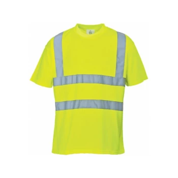 Image of Hi-Vis T-Shirt - Yellow - Small - S478YERS - Portwest