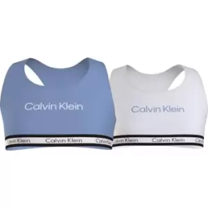 Image of Calvin Klein 2 Pack Bralets - Blue