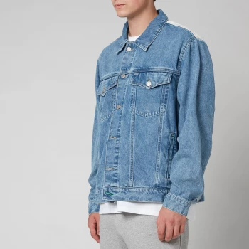 Image of Tommy Jeans Mens Oversized Trucker Jacket - Denim Light - S
