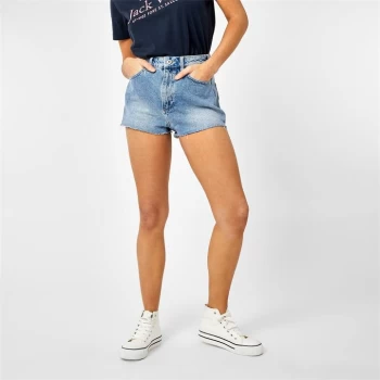 Image of Jack Wills Finchley Denim Shorts - Mid Indigo