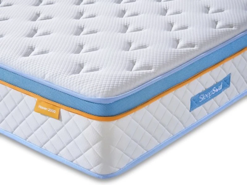 Image of SleepSoul Heaven Gel Pocket 2000 Mattress in a Box - 6ft Super King Size