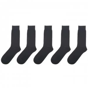 Image of Wildfeet 5 Pack Ankle Socks - Navy