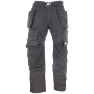Image of Snickers FlexiWork Floorlayer Trouser Black 32'' L - 30'' W - Black