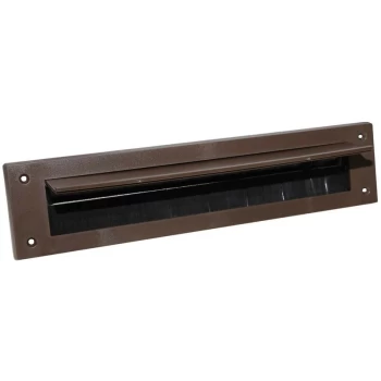 Image of Stromguard - Letterbox Covers - Brown, With Cover