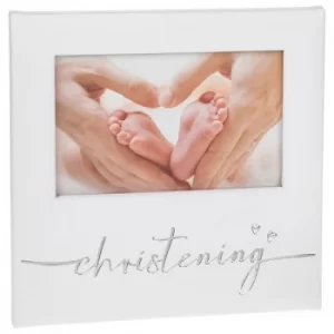 Image of Modern Script Christening Frame 6x4