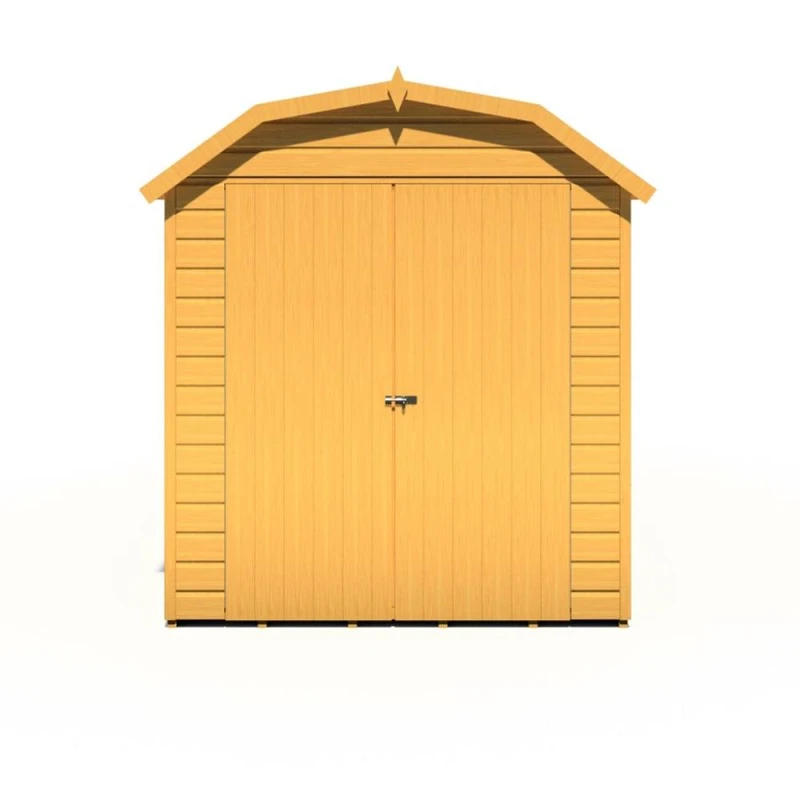 Image of Shire Barn 10ft x 6ft Shed Workshop, Brown BARN1006DSL-1AA