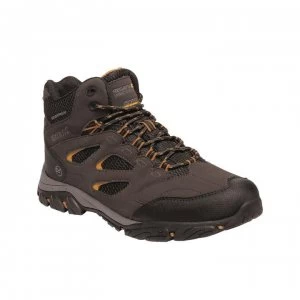 Image of Regatta Holcombe IEP Mid Waterproof Walking Boot - Peat/IncaGld