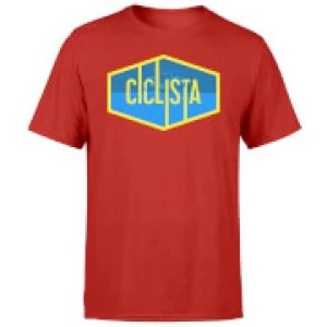 Image of Ciclista Mens Red T-Shirt - S - Red