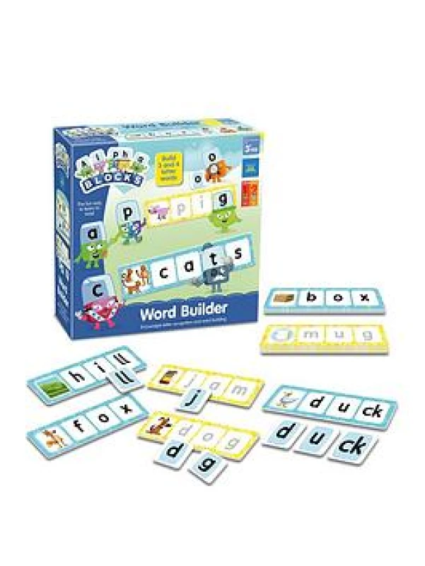 Image of Alphablocks Word Builder (Build 3 and 4 Letter Words) By Trends UK - Ages 3+ - Educational Toys