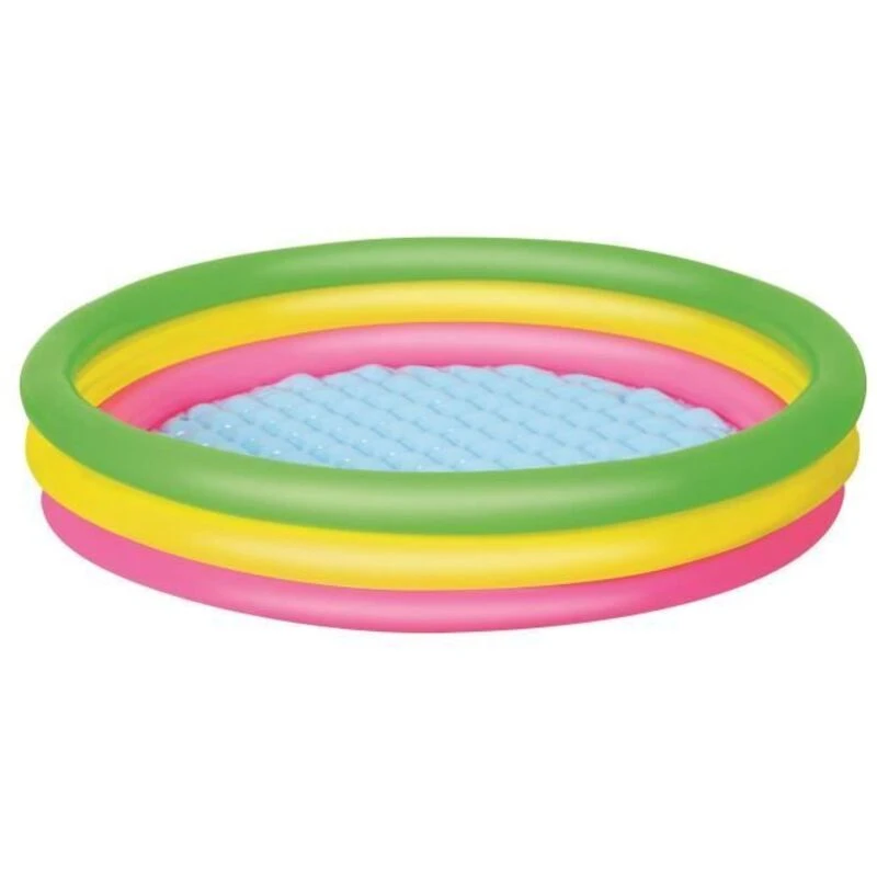 Image of Inflatable Rainbow Paddling Swimming Pool For Children Bestway 51103 152X30Cm