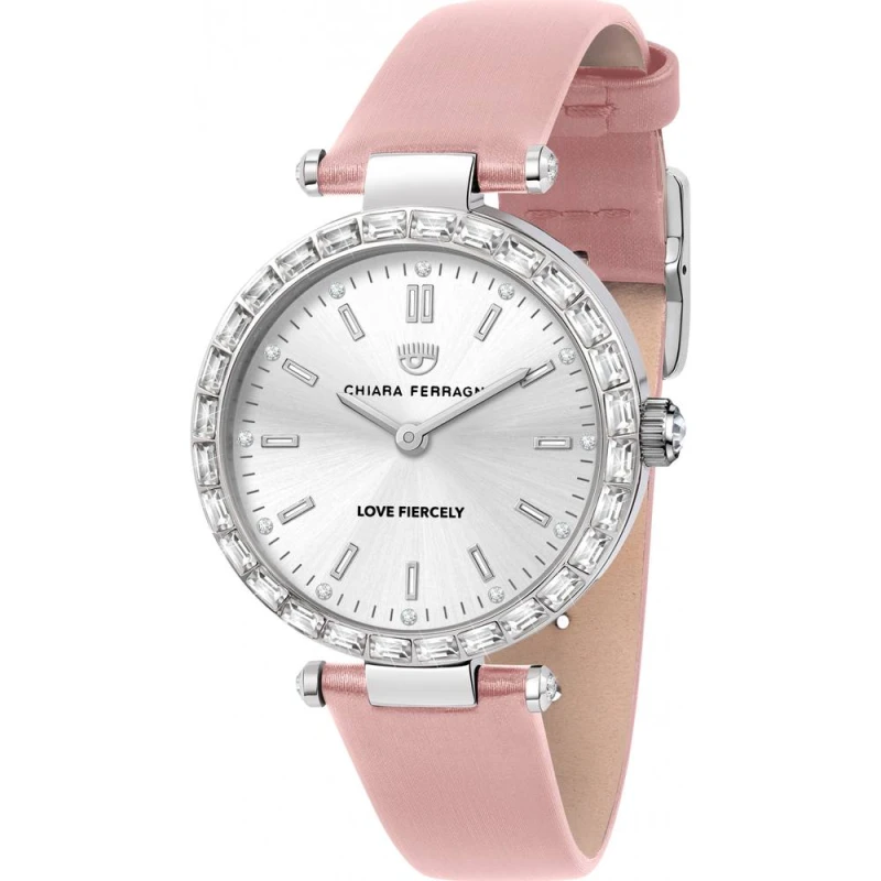 Image of Chiara Ferragni Womens R1951103502 Lady Like 34mm Quartz Watch in Pink Pink Female One Size
