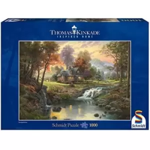 Image of Thomas Kinkade: Mountain Retreat Jigsaw Puzzle - 1000 Pieces