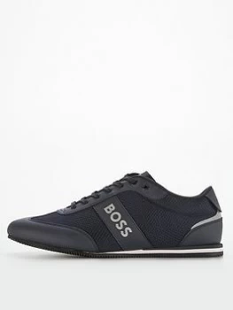 Image of BOSS Rosham Trainers - Navy, Size 9, Men