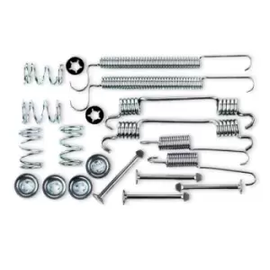 Image of RIDEX Accessory Kit, brake shoes OPEL,CHEVROLET,VAUXHALL 1502A0009 92607660,16007660,92607660