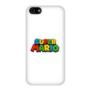 Image of Nintendo Super Mario Colour Logo Phone Case - iPhone 5C - Snap Case - Gloss