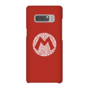 Image of Nintendo Super Mario Mario Items Logo Phone Case - Samsung Note 8 - Snap Case - Matte