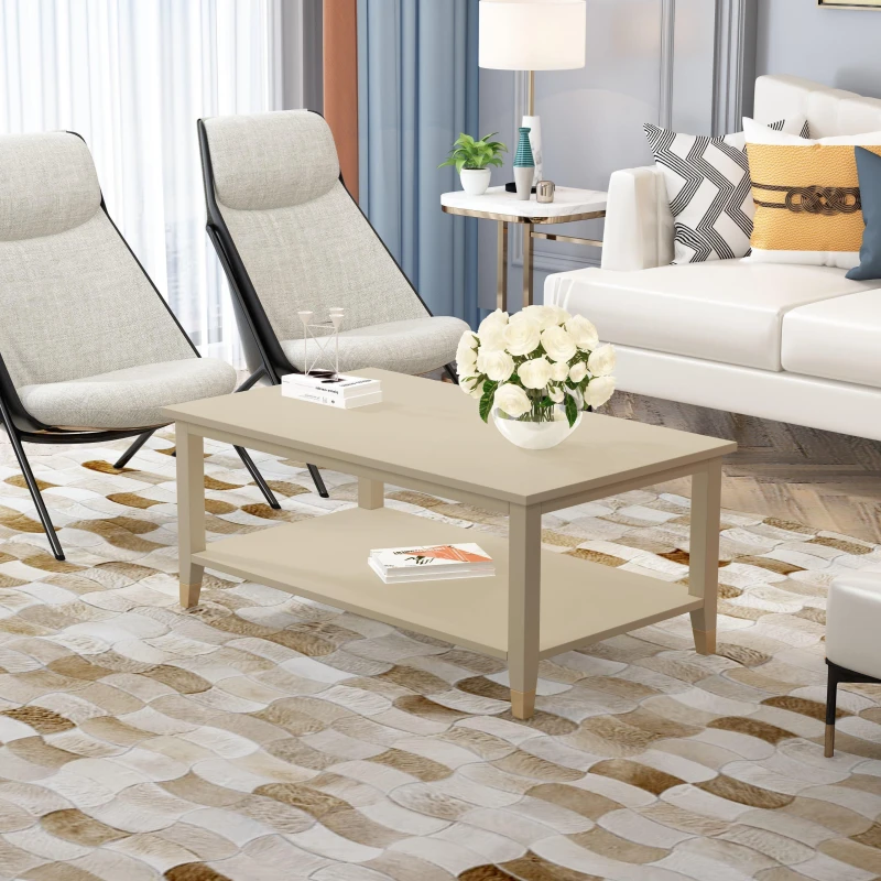 Image of Cabinet Bits Palazzi Coffee Table H45 W100 D56cm in Light Sand Light Sand Unisex