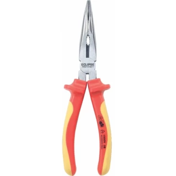 Image of PWSF1074/8 8' VDE S/G Bent Nose Pliers - Eclipse Blue