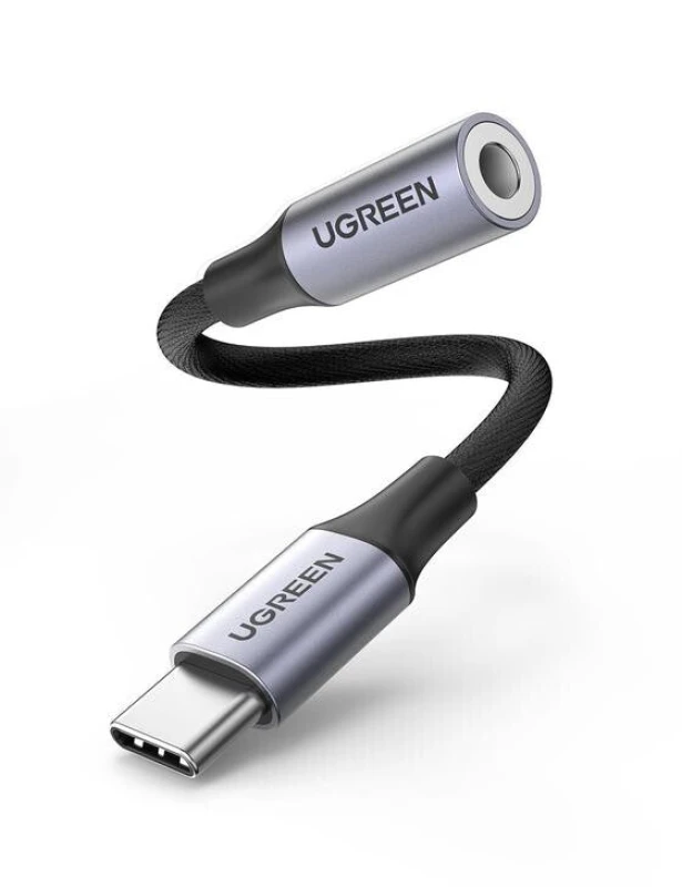 Image of Ugreen Ugreen 80154 mobile phone cable Black, Grey USB C 3.5mm 80154