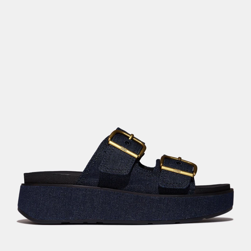 Image of Fitflop Fitflop Dbl Buckle Ld62 Dark Denim female 5 (38)