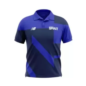Image of New Balance Balance London Spirit Polo Shirt Juniors - Blue