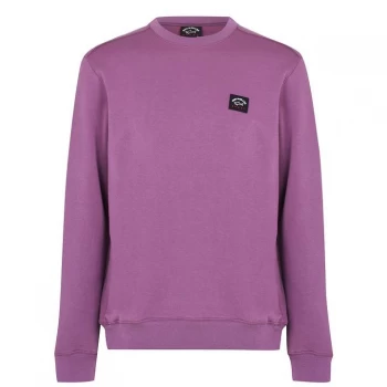Image of Paul And Shark Sport Sport Crew Sweatshirt - Magenta 091