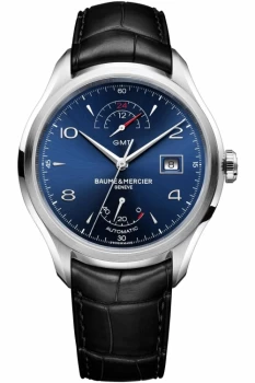 Image of Mens Baume & Mercier Clifton Automatic GMT Watch M0A10316