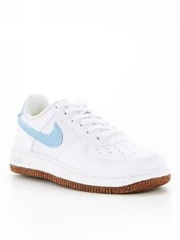 Image of Nike Force 1 LV8 - White/Grey, Size 12