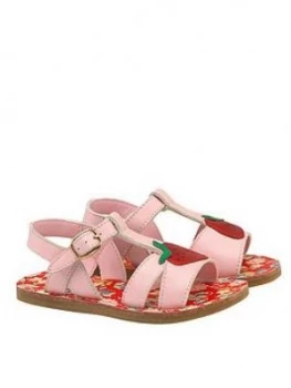 Image of Cath Kidston Girls Strawberry Sandal - Pink, Size 9 Younger