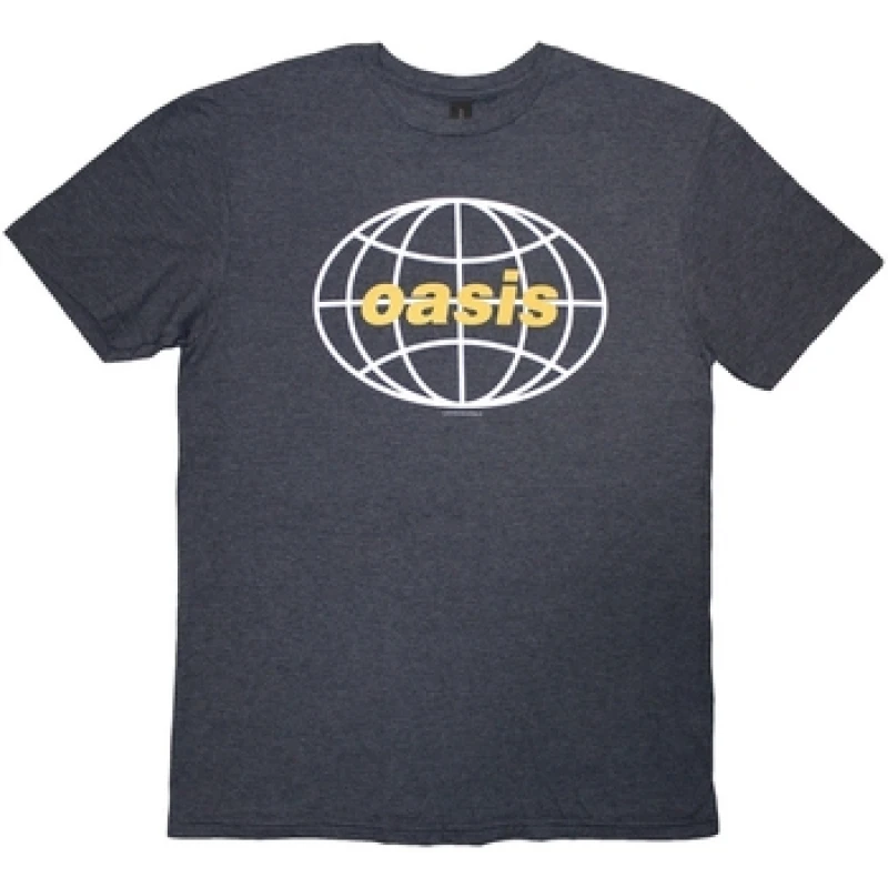 Image of Oasis Oasis Men 1998 World Tour - South America Back Print T-Shirt in Navy Size: X-Large Navy XL Male 5063750832784