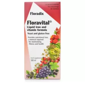 Image of Floradix Foravital Yeast & Gluten Free Liquid Iron Formula 500ml