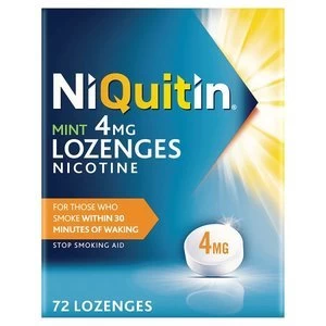 Image of Niquitin Mint 4mg Lozenges Nicotine 72 Lozenges