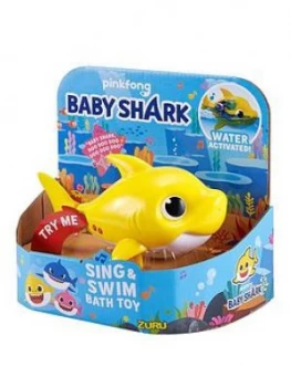 Image of Baby Shark Swim & Sing Bath Toy