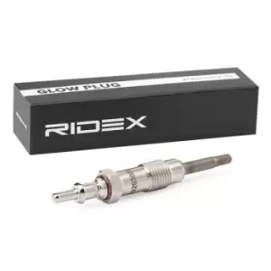 Image of RIDEX Glow plug 243G0052 Glow plugs,Glow plugs diesel MERCEDES-BENZ,PUCH,MULTICAR,E-Klasse Limousine (W210),E-Klasse T-modell (S210)