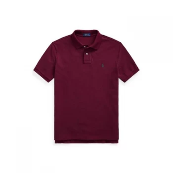 Image of Polo Ralph Lauren Custom Slim Fit Polo - Classic Wine