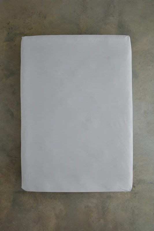 Image of Deyongs Deyongs Southwick Melange Look Fitted Sheet - Smooth, Soft & Breathable in Grey Size: Double Grey Double Unisex 5054990144249